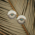Earrings-Yarrow Studs