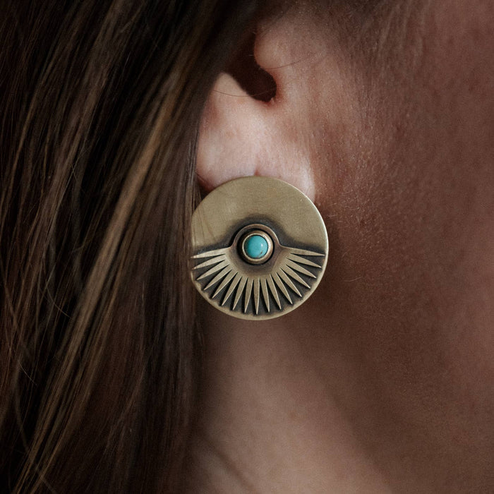 Earrings-Yarrow Studs