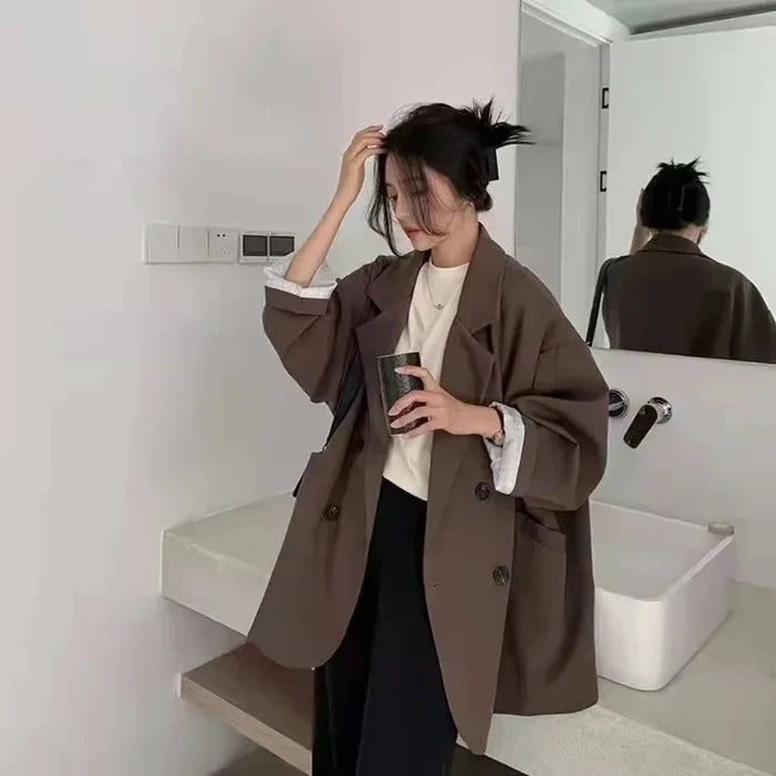 Elegant Korean Oversize Blazer