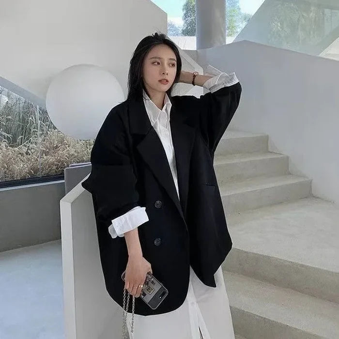 Elegant Korean Oversize Blazer