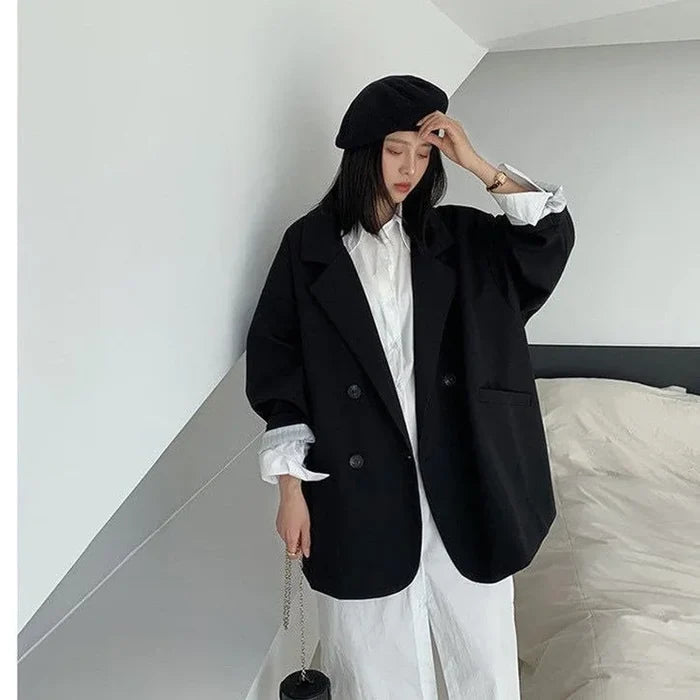 Elegant Korean Oversize Blazer