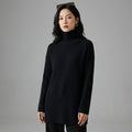 Pull col montant femme, couleur unie, style élégant K-fashion - Taille One Size