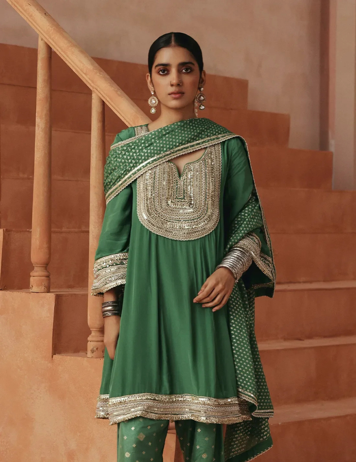 Emerald Opulence Suit