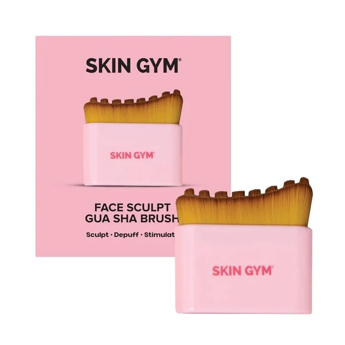 Face Sculpt Gua Sha Brush for Depuffing & Sculpting