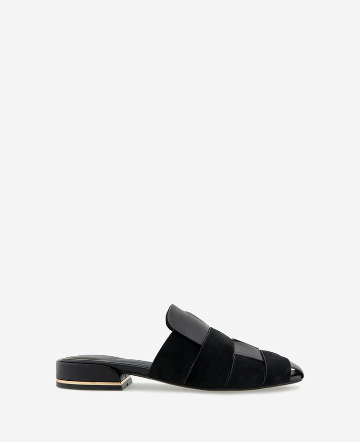 Faina Leather Fisherman Slide Sandal