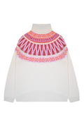 Fairisle Roll Collar Turtleneck