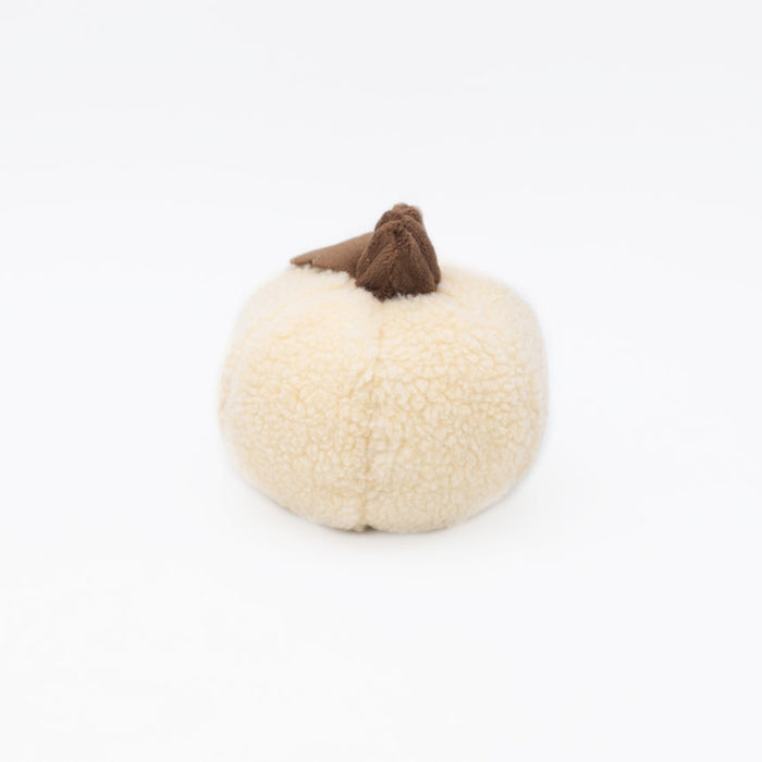 Fall Halloween Jumbo Light Pumpkin Fleece Plush Squeak Dog Toy