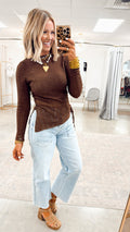 - FINAL SALE- Kate High Rise Barrel Jeans
