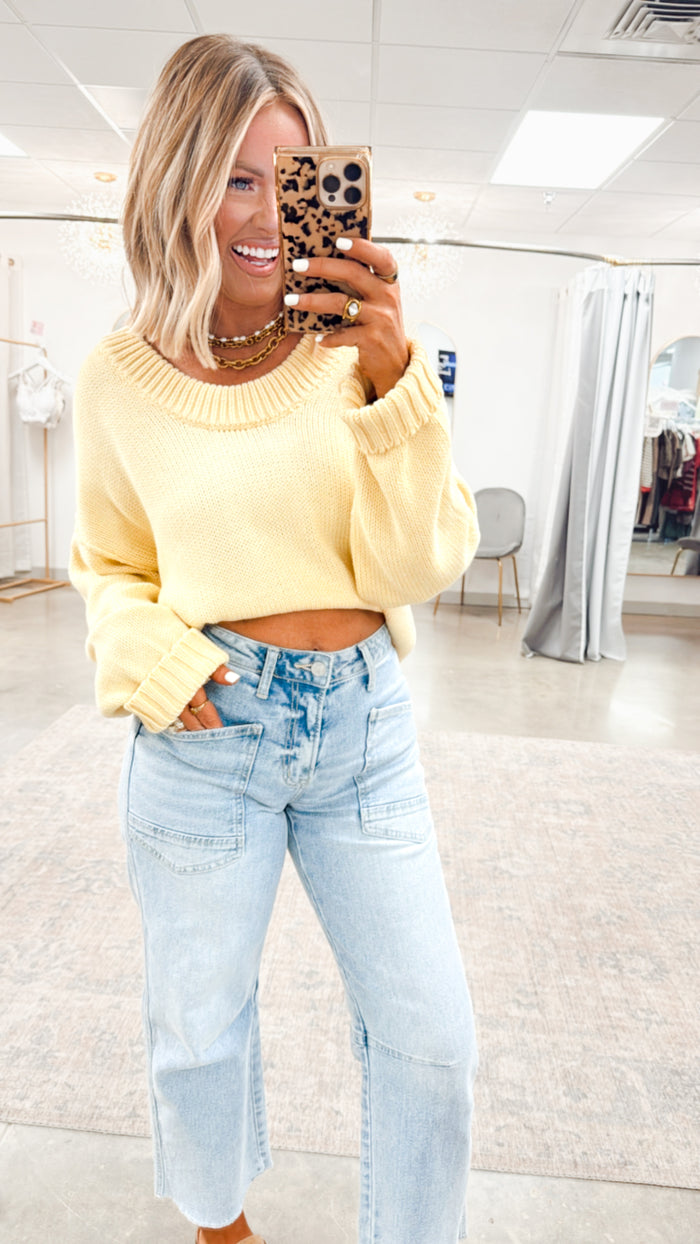 - FINAL SALE- Kate High Rise Barrel Jeans