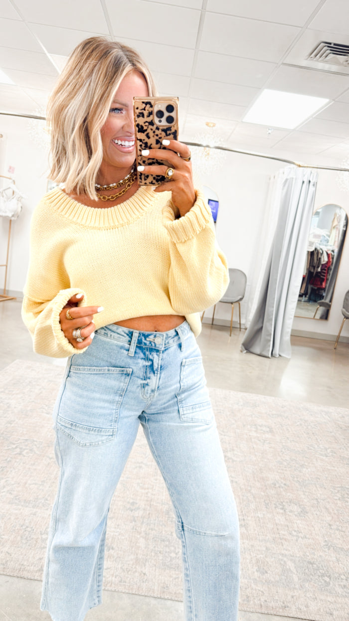 - FINAL SALE- Kate High Rise Barrel Jeans