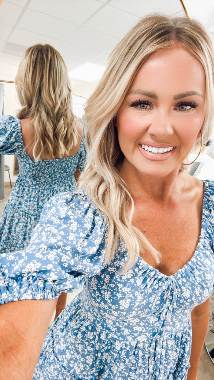 -FINAL SALE- Noelle Floral Babydoll Dress