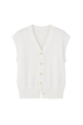 Fine Weight Cropped Vest