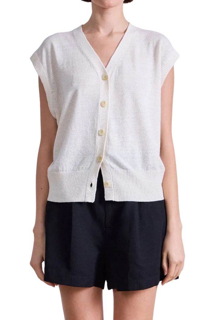 Fine Weight Cropped Vest