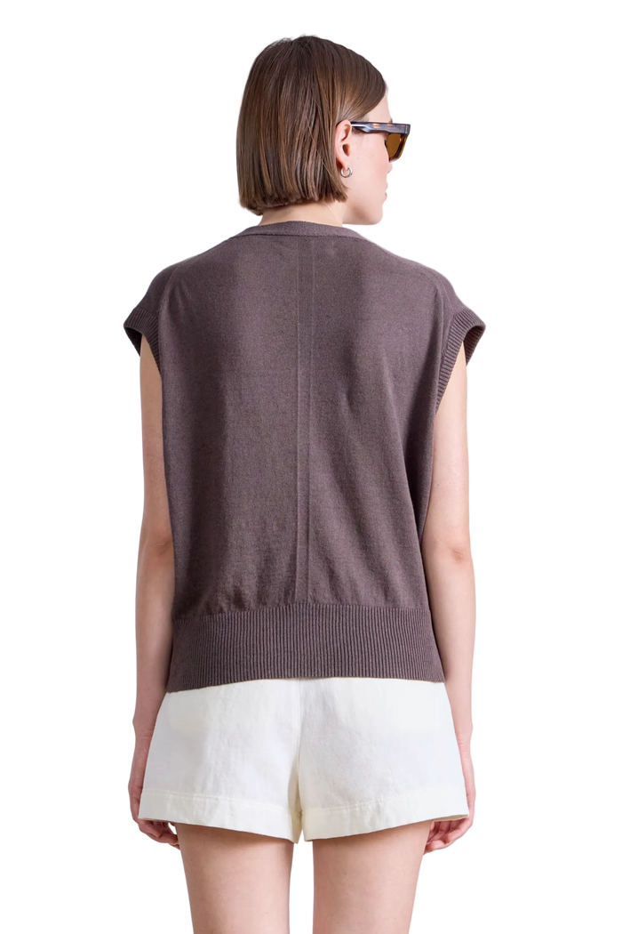 Fine Weight Cropped Vest