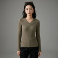 Pull col rond ajusté manches longues noir - Koreanxwear - Taille One Size