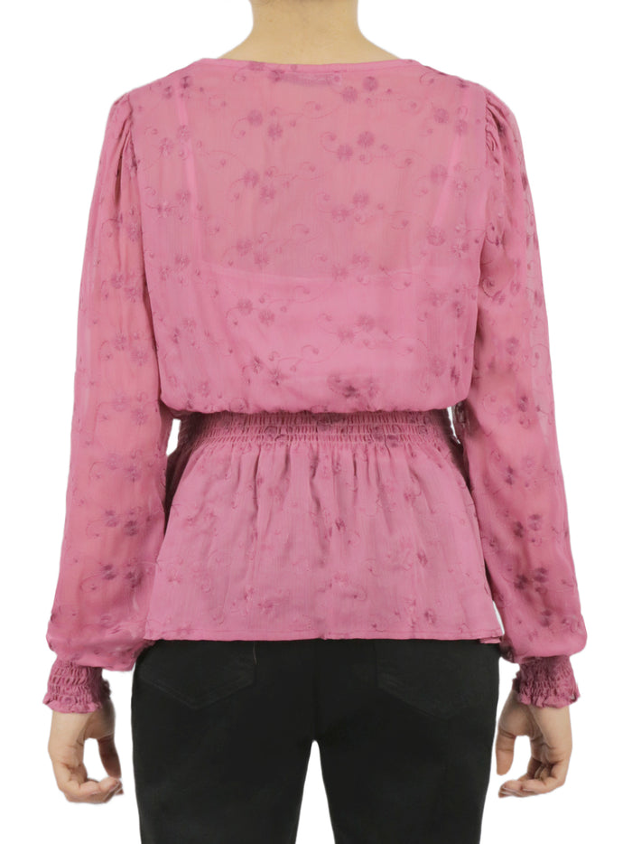 Floral Button Front Top
