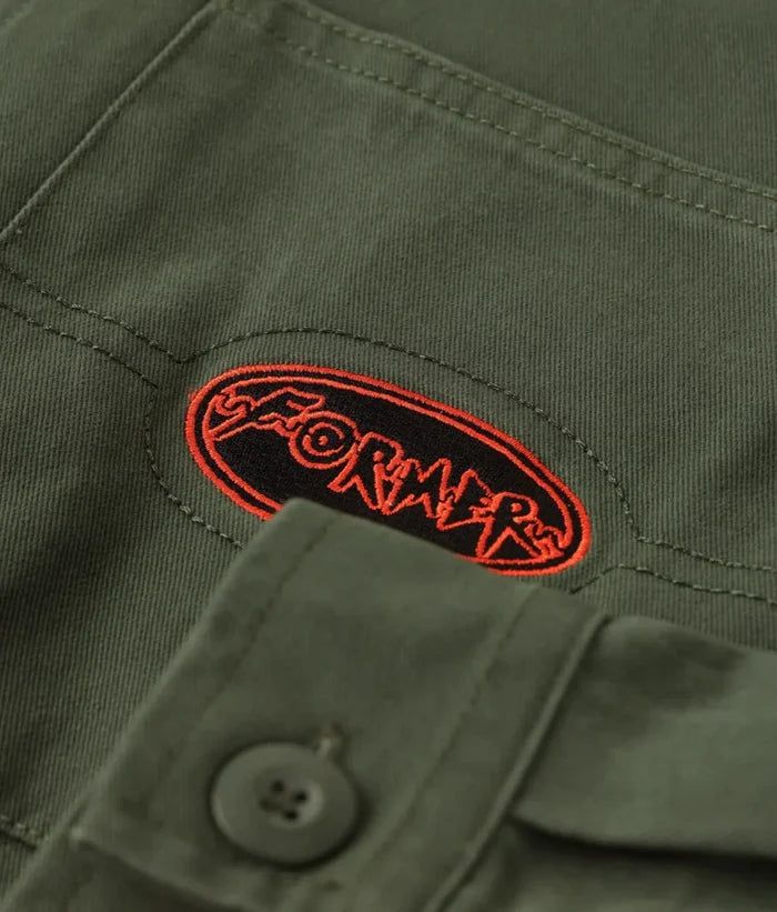 Former - Reynolds Flatline LS Overshirt (Deep Olive)