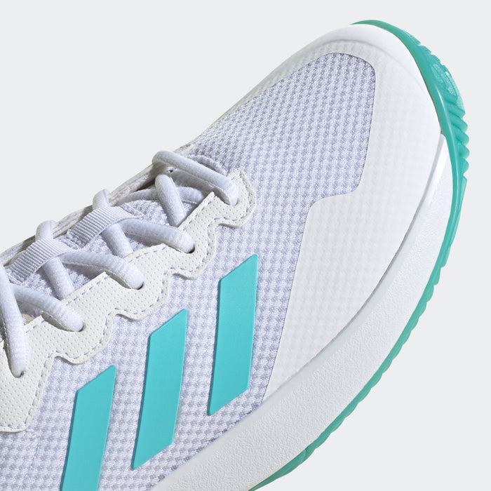 adidas Game Court 2 Tennis Shoes | White/Blue | Women's