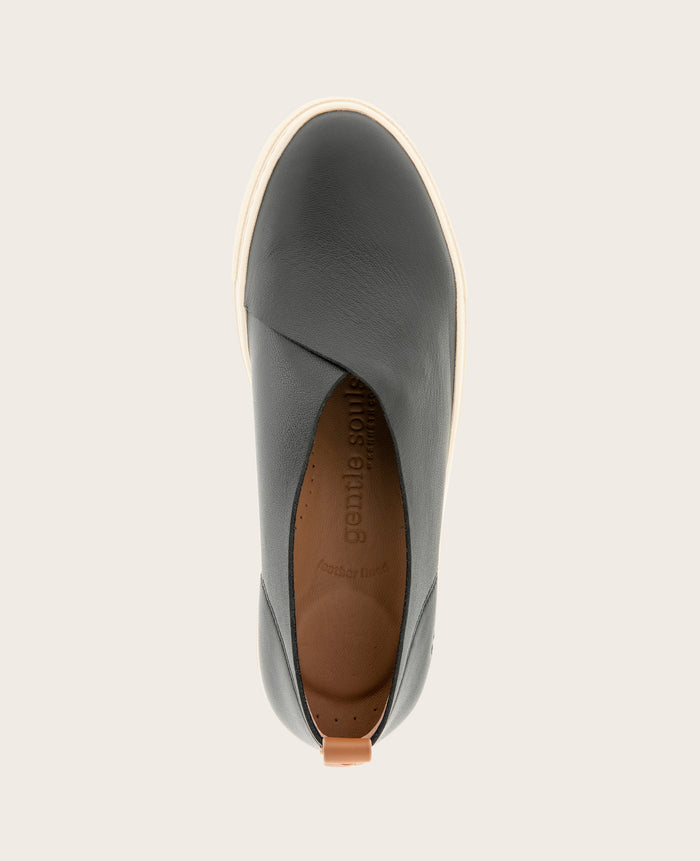 GENTLE SOULS - Cainey Stretch Leather Slip On Sneaker
