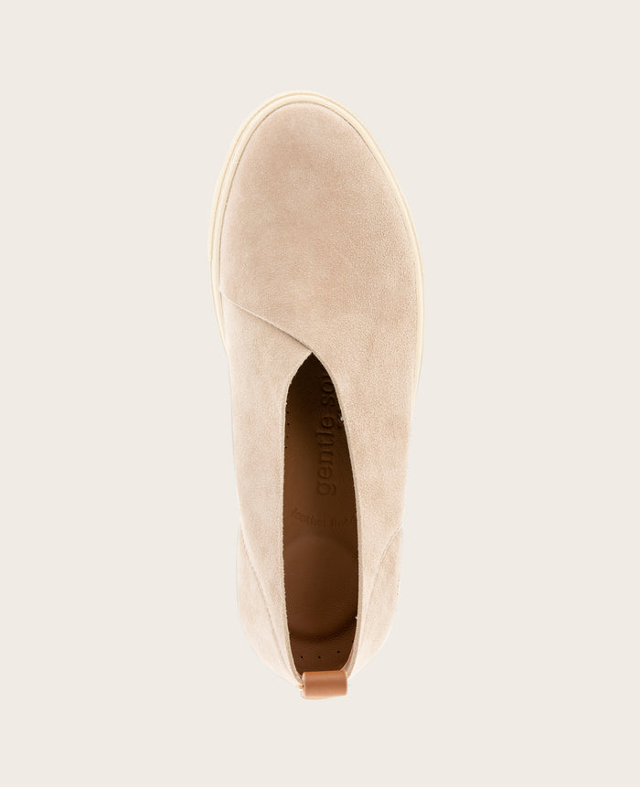 GENTLE SOULS - Cainey Stretch Suede Slip On Sneaker