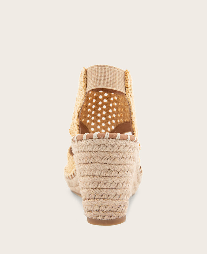 GENTLE SOULS - Cody Knit Espadrille Wedge