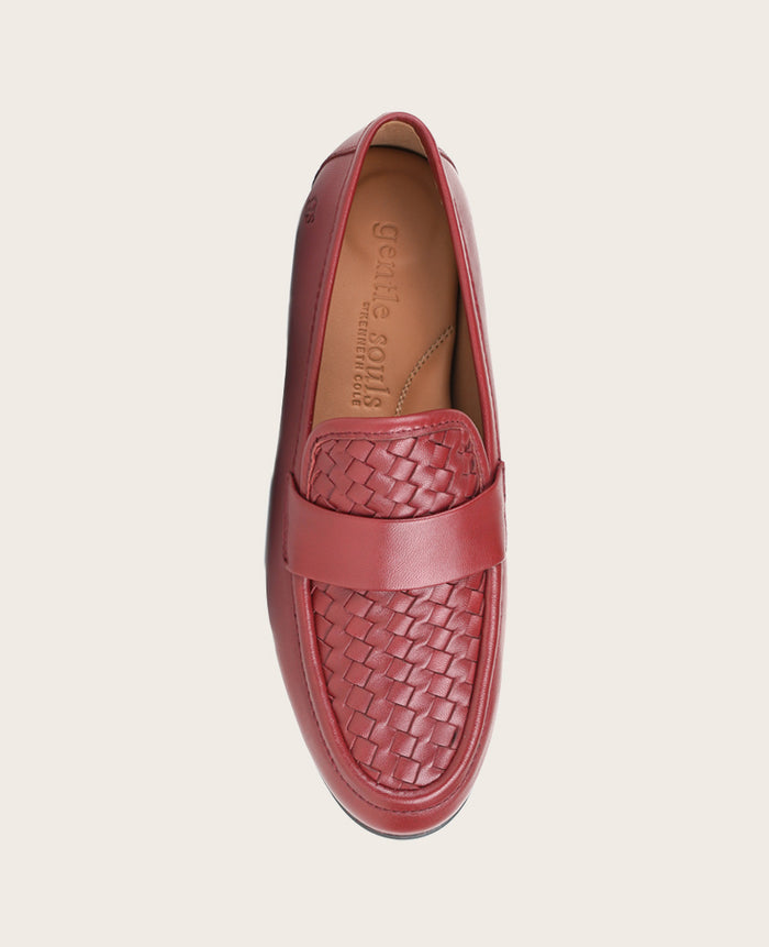 GENTLE SOULS - Crew Woven Leather Loafer