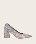 GENTLE SOULS - Dionne Snakeskin Leather Heel