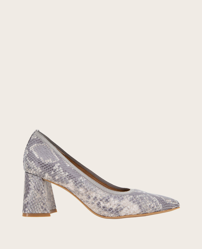 GENTLE SOULS - Dionne Snakeskin Leather Heel