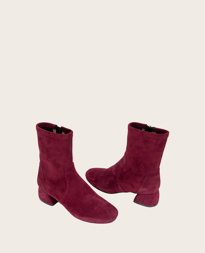 GENTLE SOULS - Emily Suede Side Zip Boot