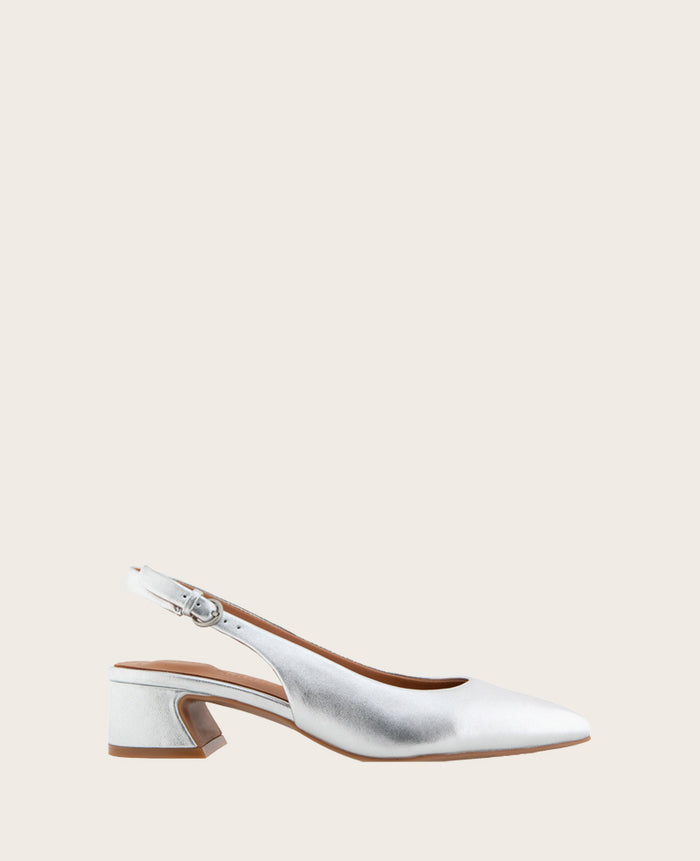 GENTLE SOULS - Georgia Metallic Slingback Heel