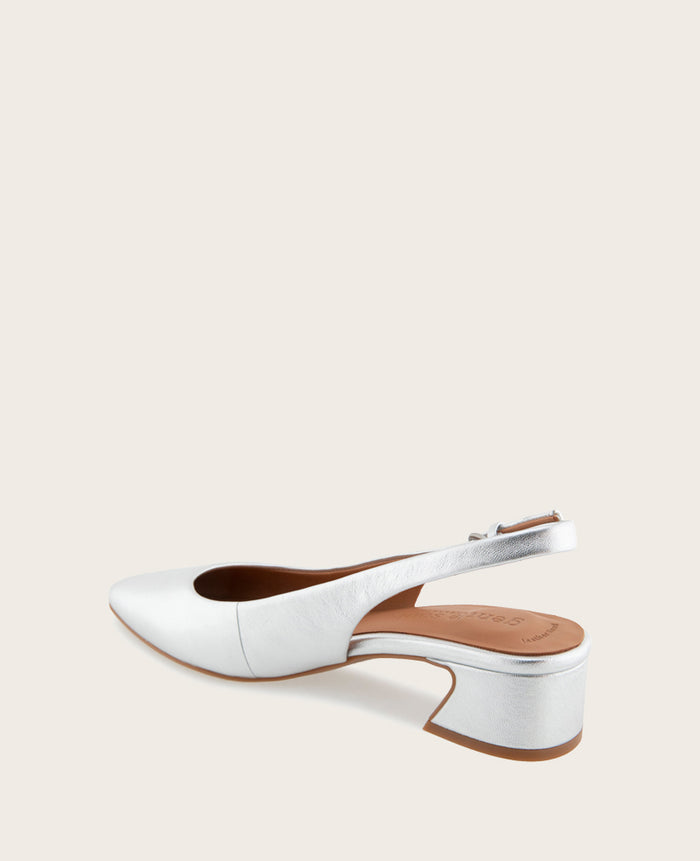 GENTLE SOULS - Georgia Metallic Slingback Heel
