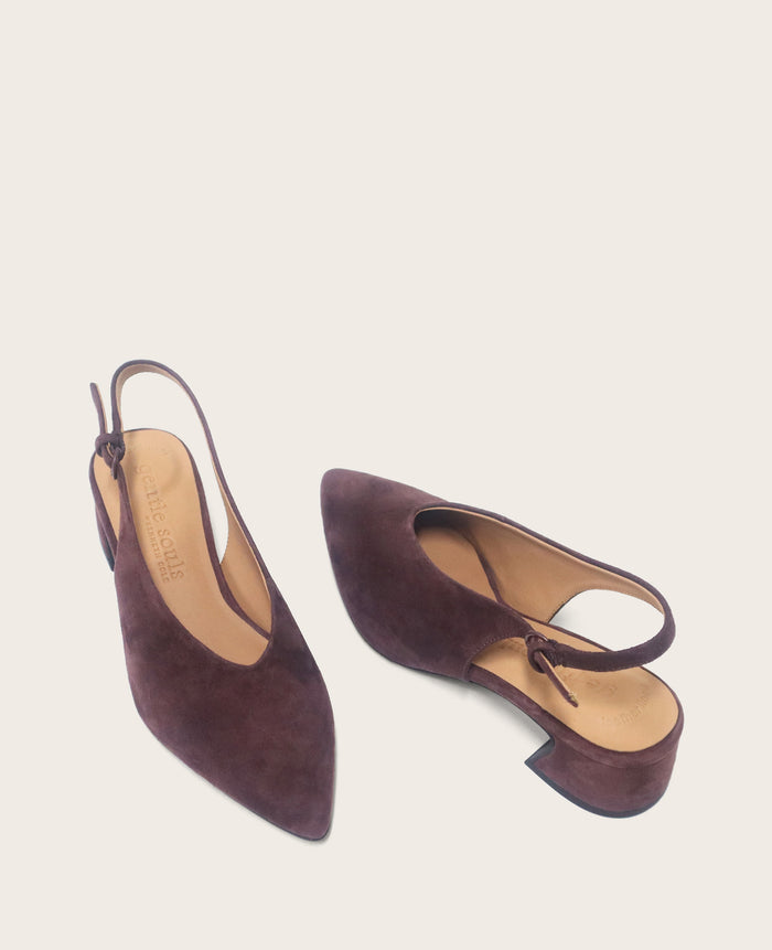 GENTLE SOULS - Ginette Suede Slingback Heel