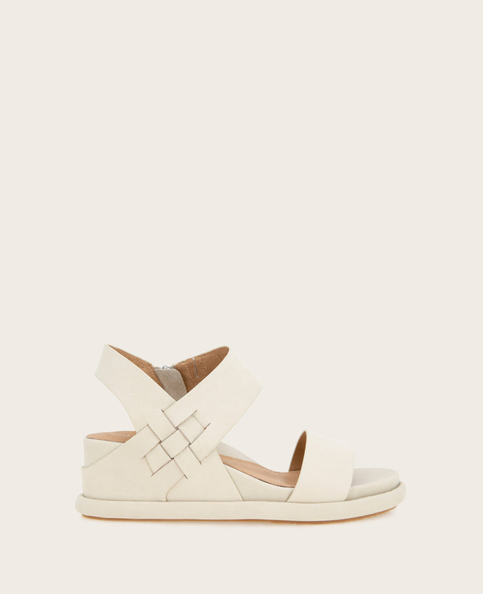 GENTLE SOULS - Jolisa Leather Woven Detail Wedge