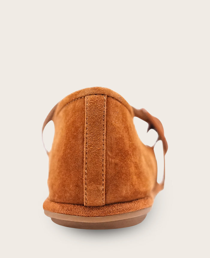GENTLE SOULS - Lunar Suede Mary Jane Flat