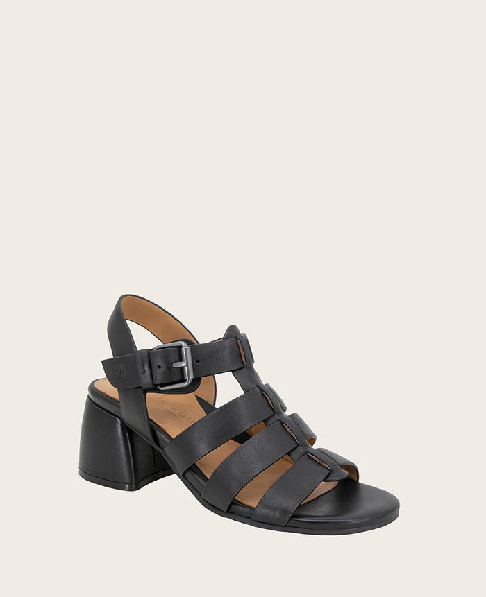 GENTLE SOULS - Margarite Leather Heel Sandal