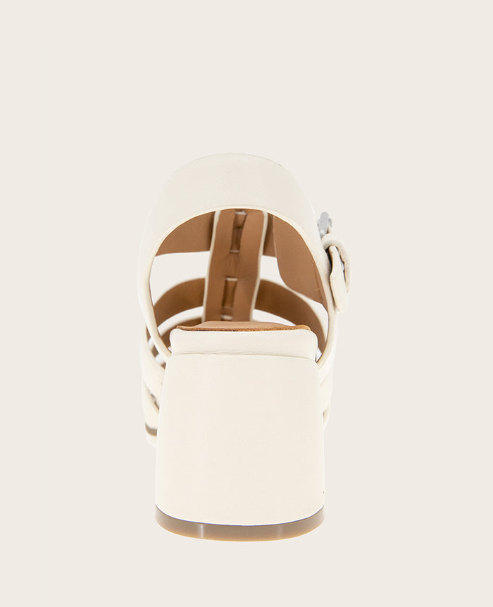 GENTLE SOULS - Margarite Leather Heel Sandal