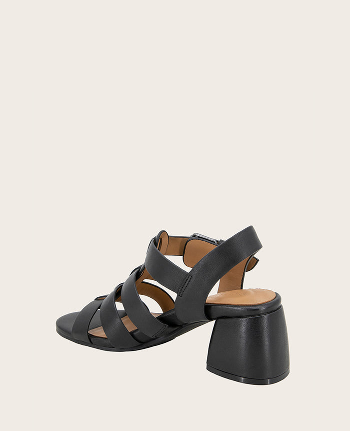 GENTLE SOULS - Margarite Leather Heel Sandal