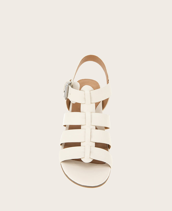 GENTLE SOULS - Margarite Leather Heel Sandal