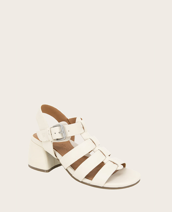 GENTLE SOULS - Margarite Leather Heel Sandal