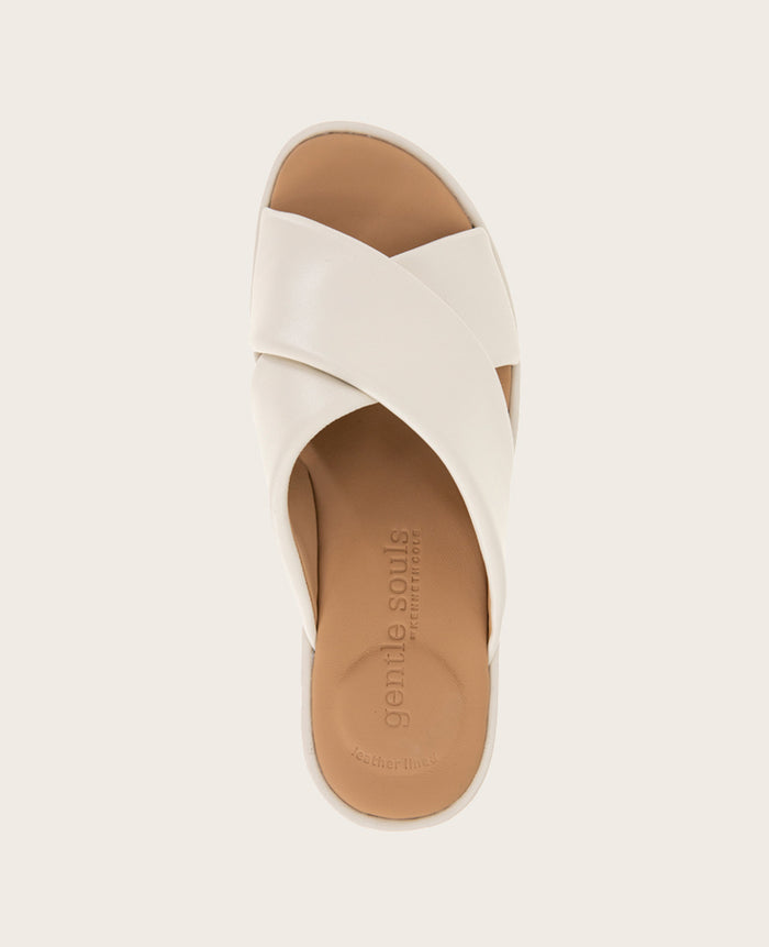 GENTLE SOULS - River Leather X Band Platform Sandal