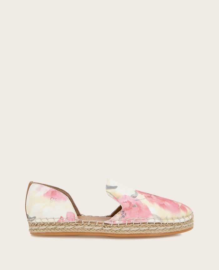 GENTLE SOULS - Seville Suede Floral Espadrille