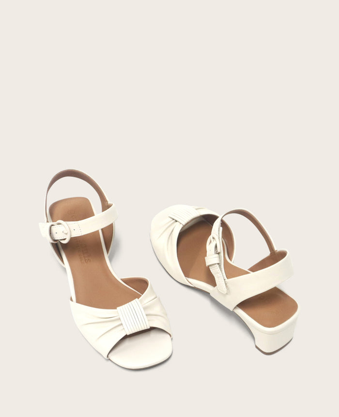 GENTLE SOULS - Sorae Leather Open Toe Heeled Sandal