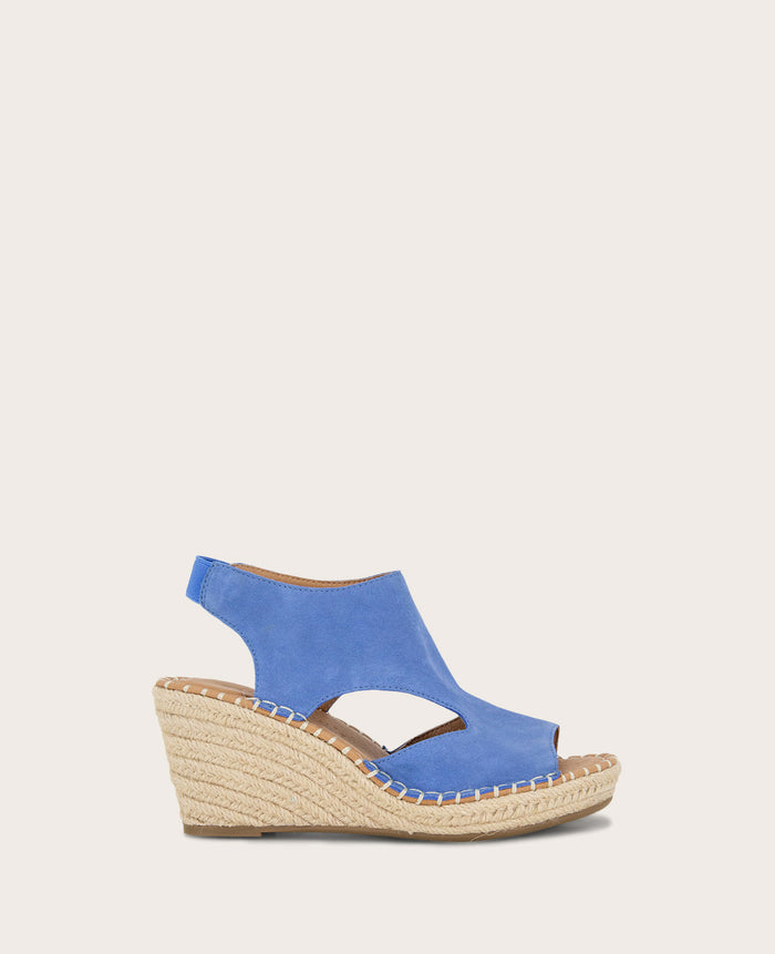 GENTLE SOULS- Cody Suede Espadrille Wedge