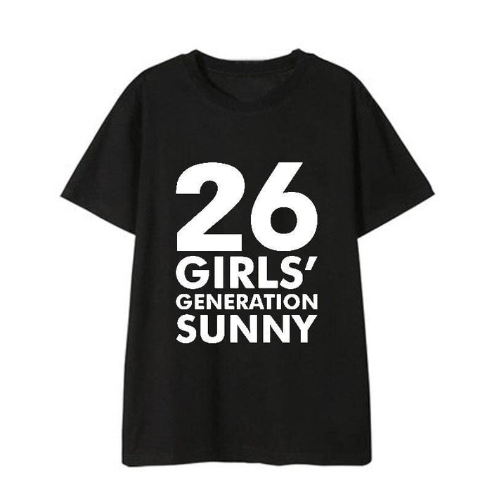Girls Generation T-Shirt - 10th Anniversary Noir
