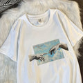 T Shirt main de dieu blanc