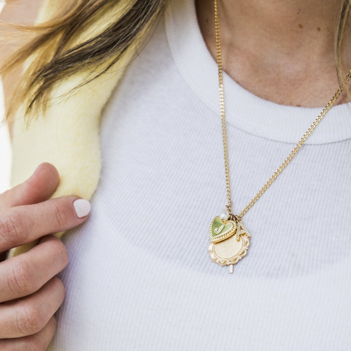 taudrey golden keepsake necklace