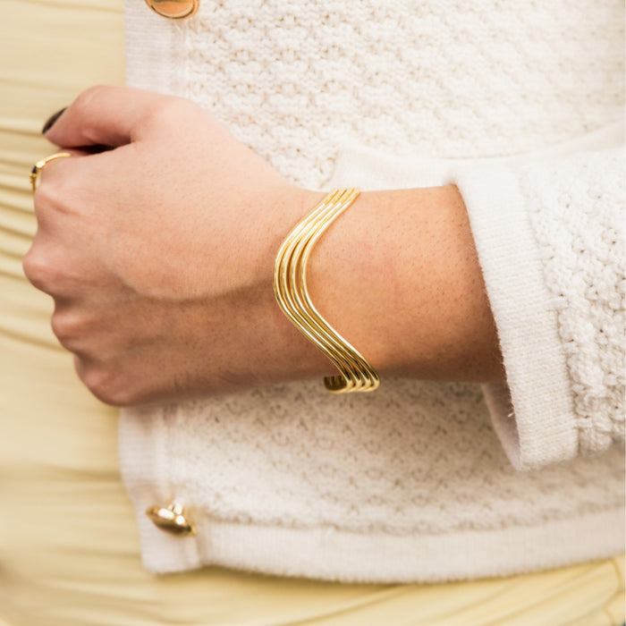 taudrey golden tide cuff