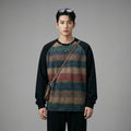 Sweat-shirt homme col rond dégradé noir - Koreanxwear - Taille M
