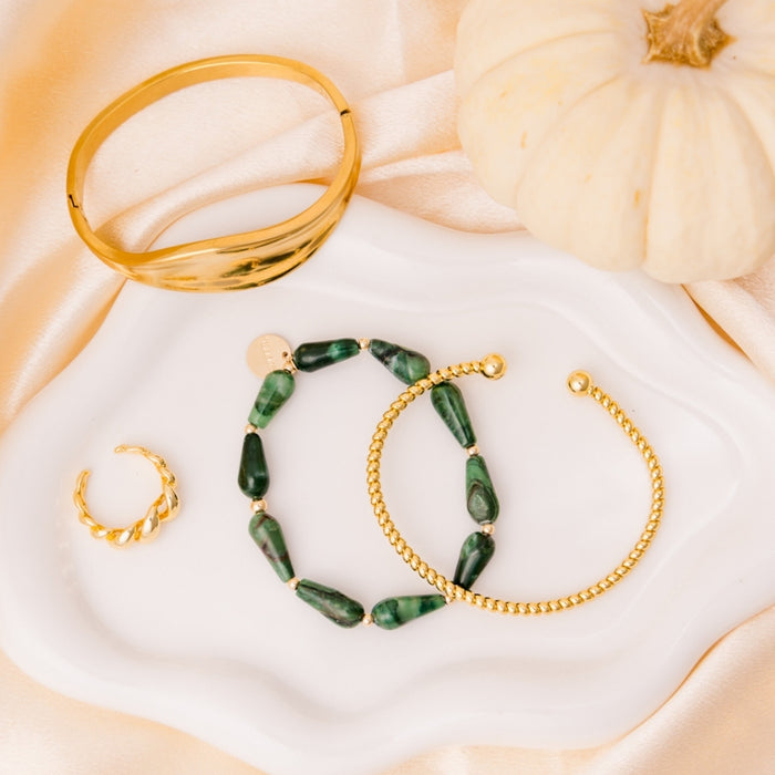 taudrey green and serene bracelet set