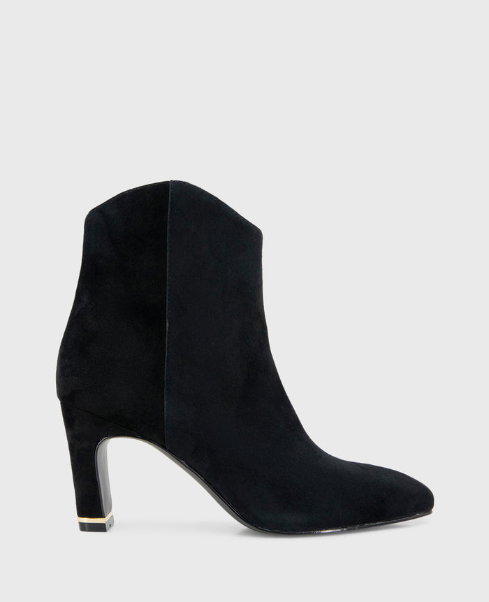 Grizelda Suede Heel Boot